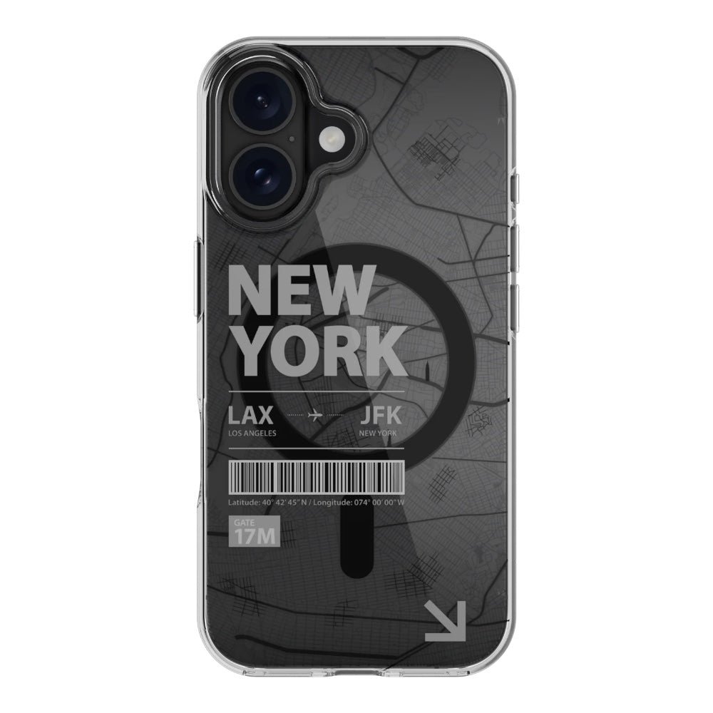 Estuche SwitchEasy Skin iPhone 16 Urban M 3d Patterned Shockproof Case For 2024 iPhone 2 Lenses Nyc Color Multicolor