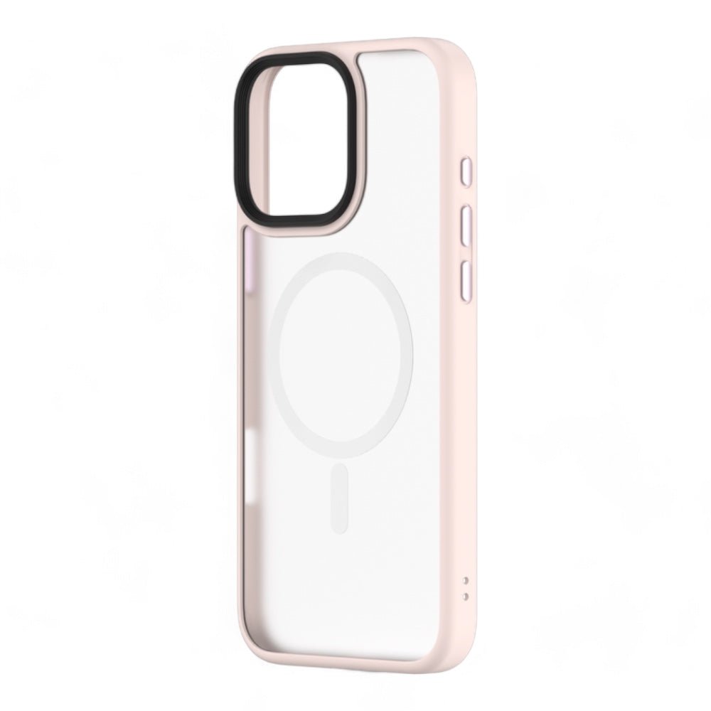 Estuche Devia MagSafe iPhone 16 Pino Series Magnetic Shockproof Case Color Fucsia — foto 3