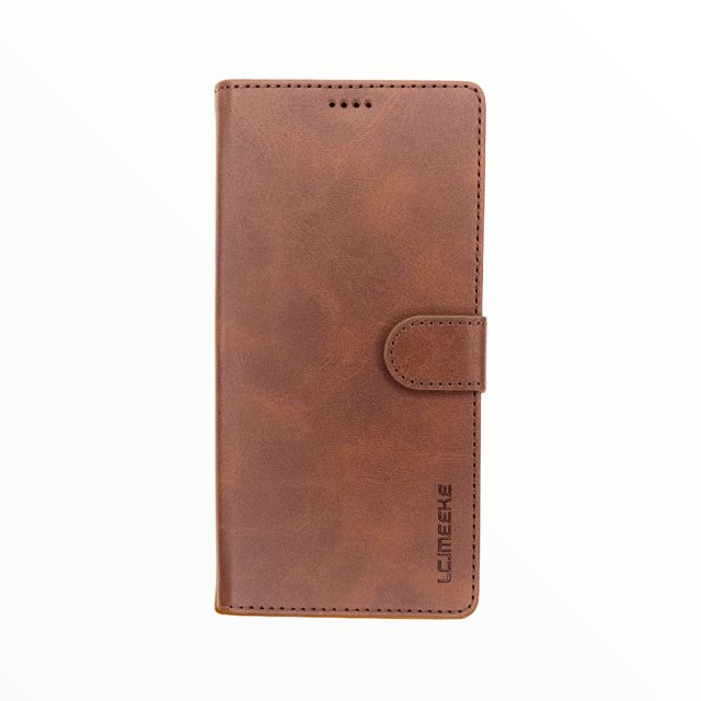 Estuche Carteras LC Imeeke Folio Libreta con Porta Tarjeta Apple iPhone 12 Mini Color Cafe