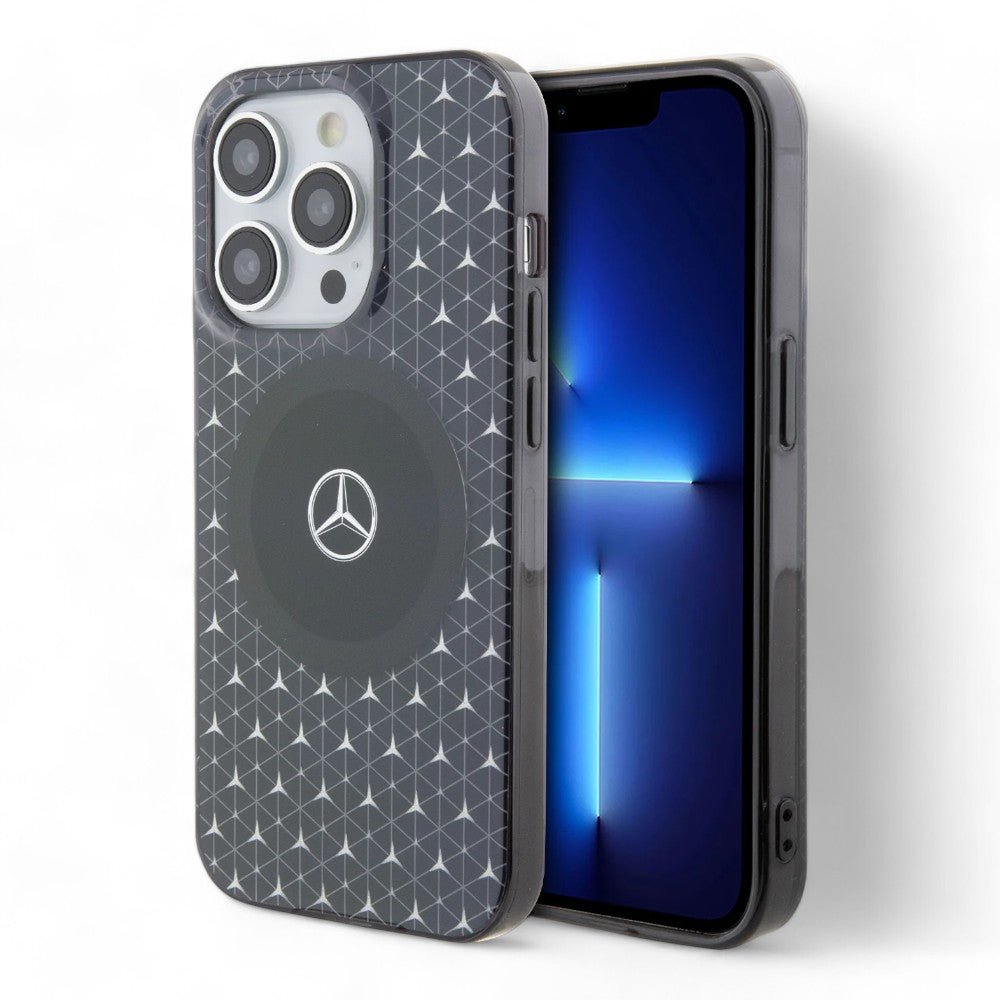 Estuche Mercedes-Benz MagSafe iPhone 15 - Negro
