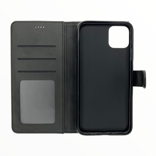 Estuche Carteras LC Imeeke Folio Libreta con Porta Tarjeta Apple iPhone 12 Mini Color Negro — foto 3