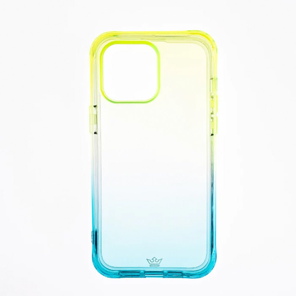 Estuche Clásico El Rey Marco Degrade iPhone 14 Pro Max Verde/Turquesa