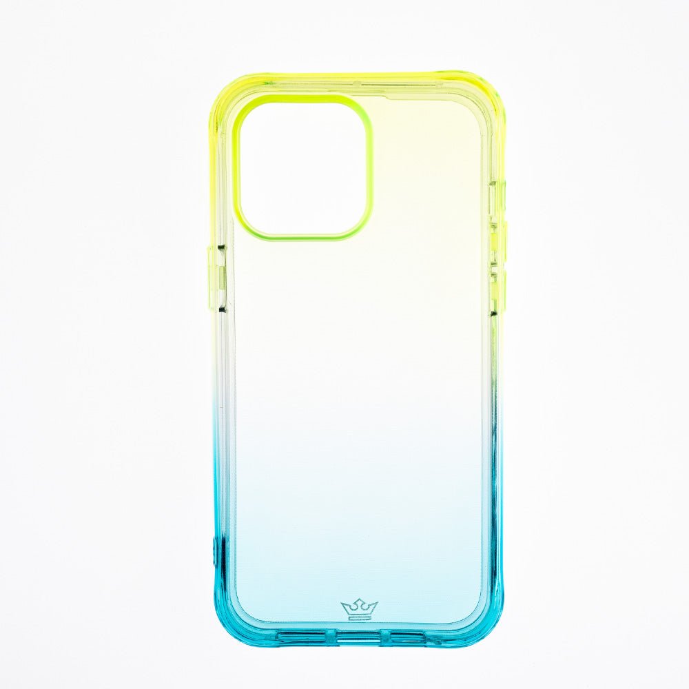 Estuche Clásico el Rey Marco Degrade Apple iPhone 14 Pro Color Verde / Turquesa — foto 2