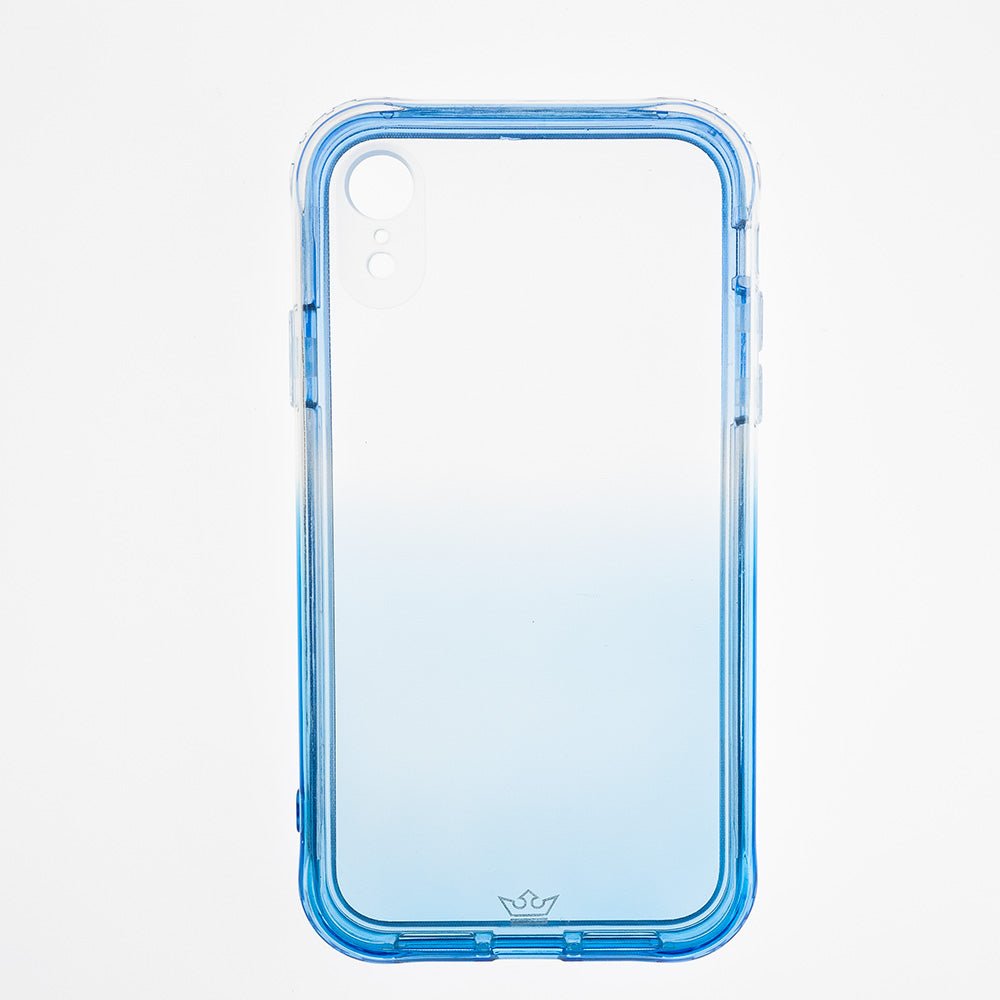 Estuche Clásico El Rey Marco Degrade de Apple iPhone Xr Color Celeste