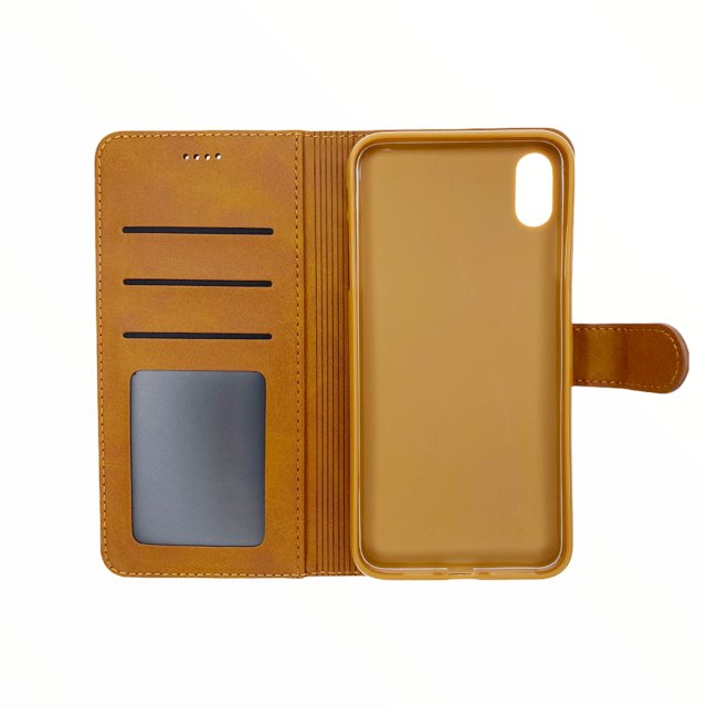 Estuche Carteras LC Imeeke Folio para iPhone Xr - Color Café — foto 3