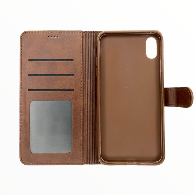 Estuche Carteras Lc Imeeke Folio Libreta con Porta Tarjeta Apple iPhone Xr Color Cafe — foto 3