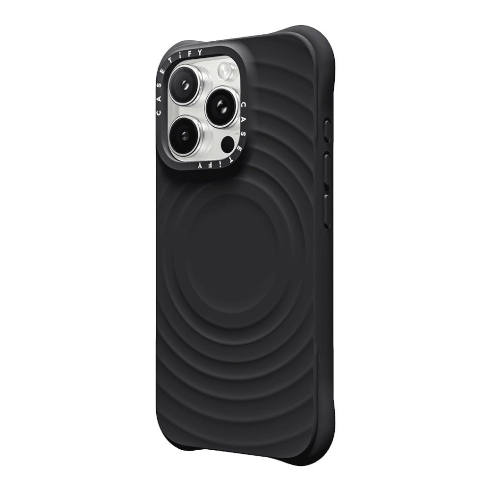 Estuche CASETiFY Ripple para iPhone 15 Pro Max - Negro — foto 3