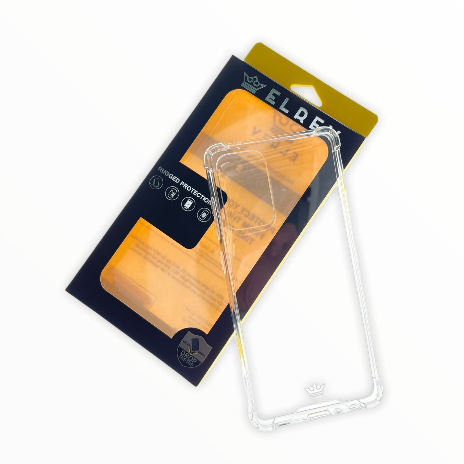 Estuche Protección El Rey Hard Case Reforzado Samsung A02s Color Transparente