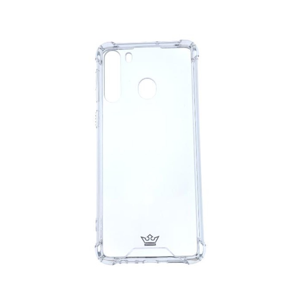 Estuche Protección El Rey Hard Case Reforzado Samsung A21 Color Transparente