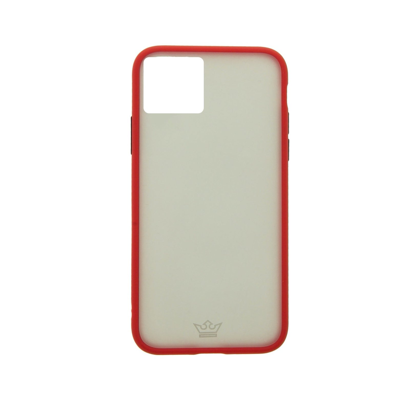 Estuche Protección El Rey Hard Case Marco Humo Apple iPhone 11 Pro Color Rojo