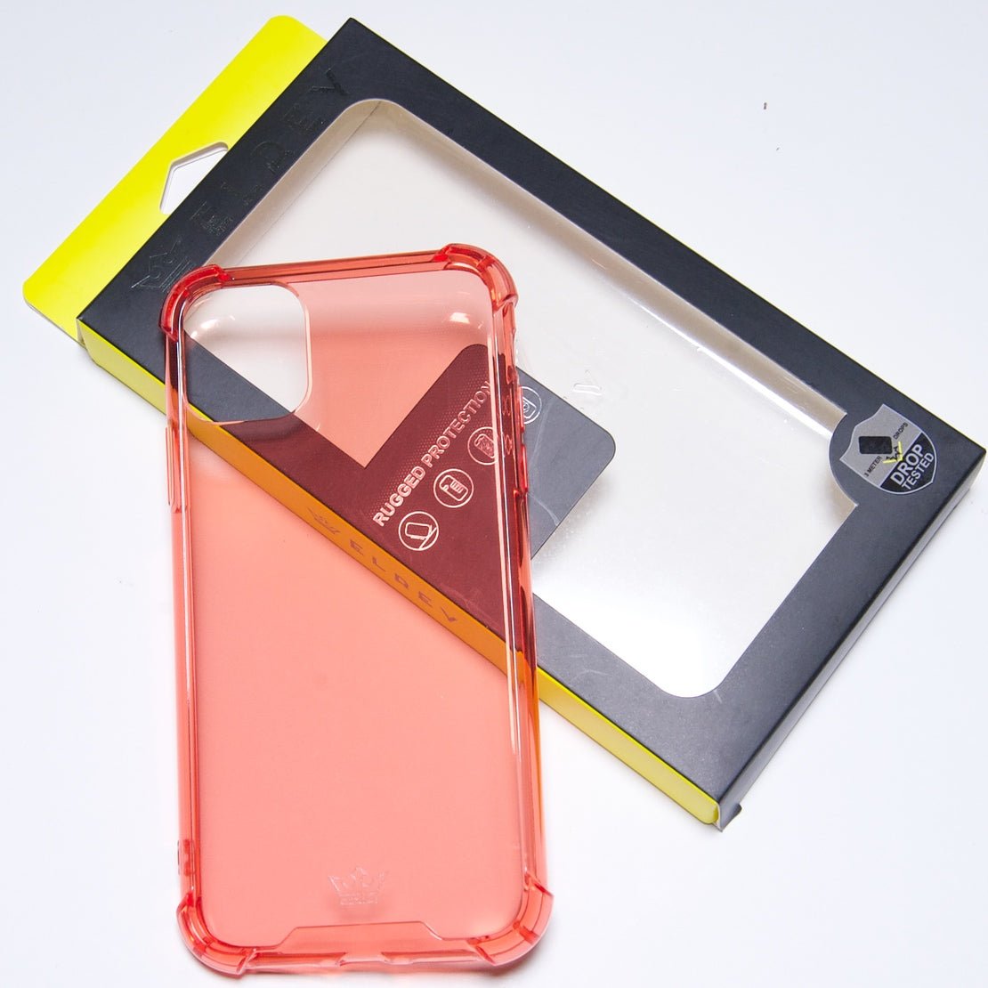 Estuche Protección El Rey Hard Case Flexible Reforzado Apple iPhone 11 Pro Max Color Rojo