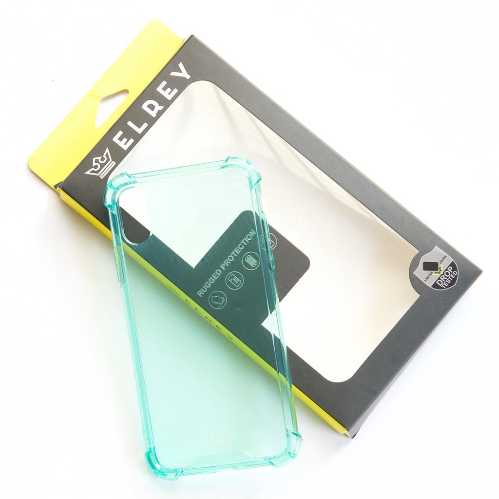 Estuche Protección El Rey Hard Case Flexible Reforzado Apple iPhone Xs Max Color Turquesa