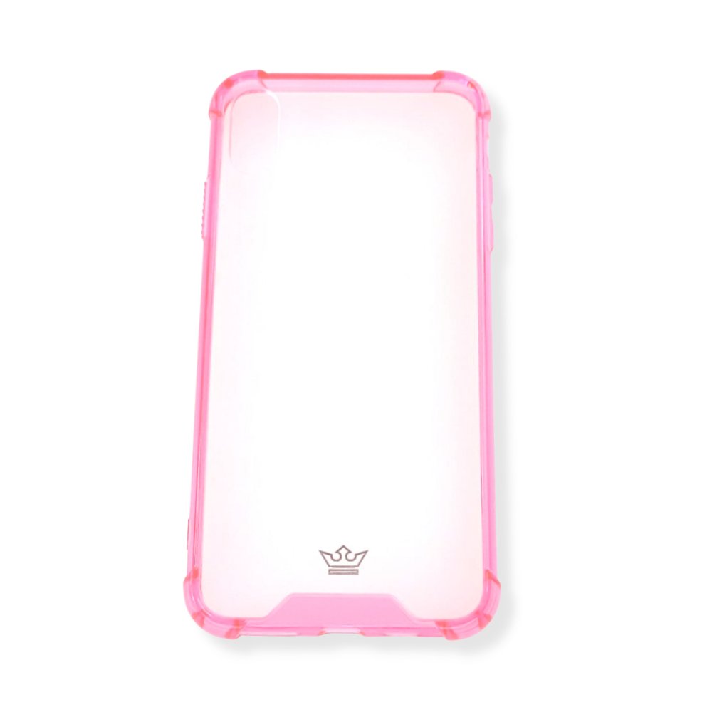Estuche Protección El Rey Hard Case Reforzado Apple iPhone Xs Max Color Rosado