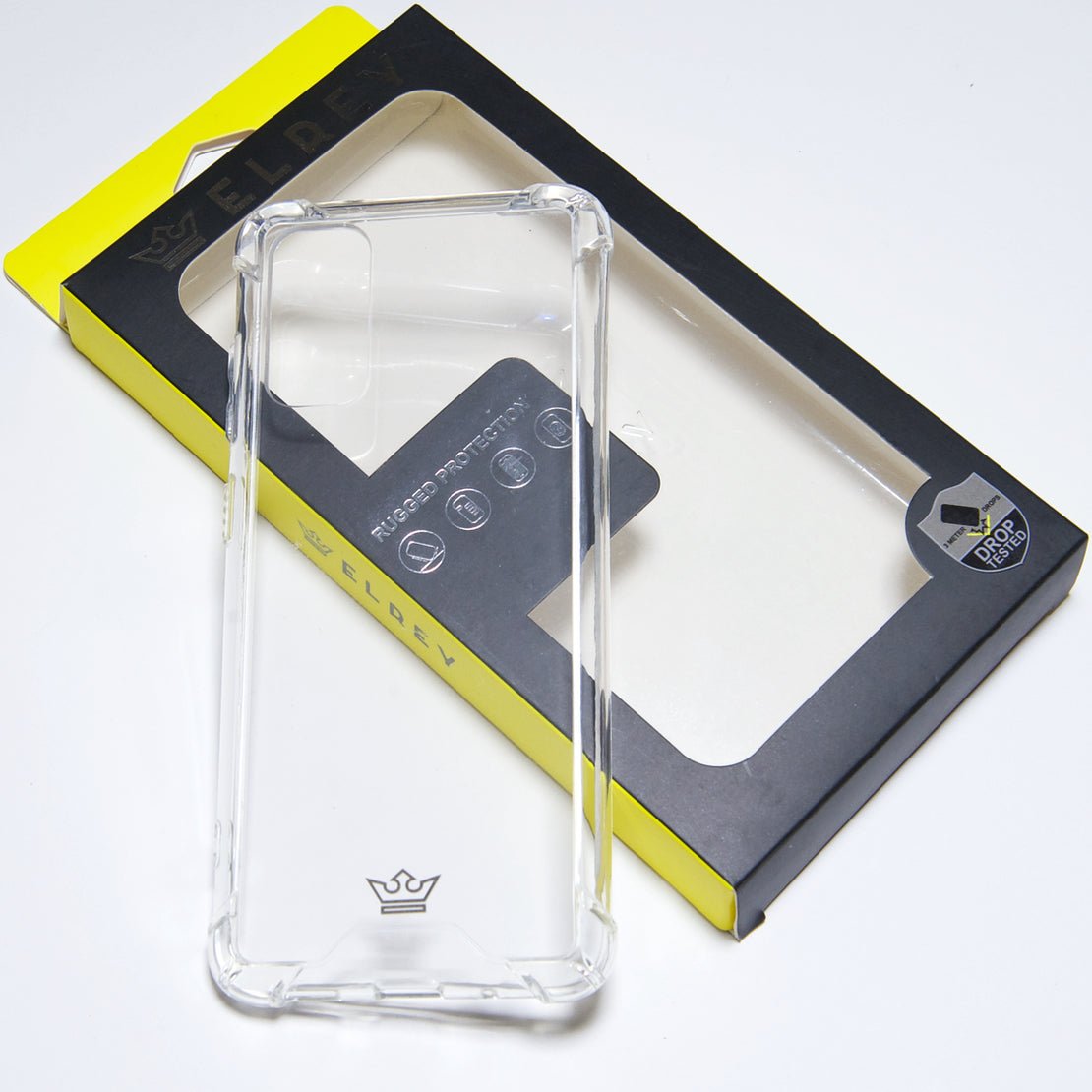 Estuche Protección el Rey Hard Case Reforzado Samsung S20 Color Transparente