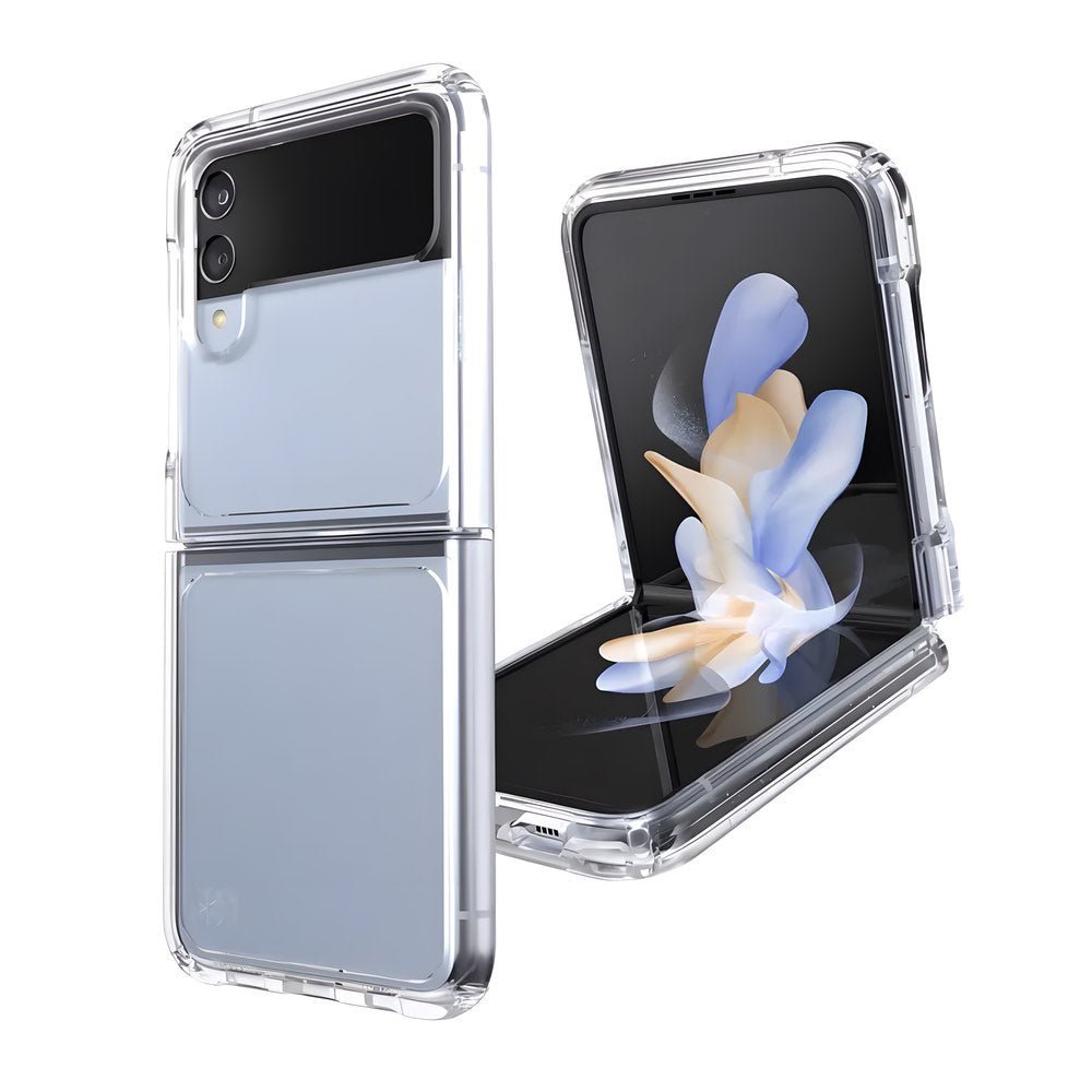 Estuche Protección El Rey Hard Case Samsung Flip 4 Color Transparente