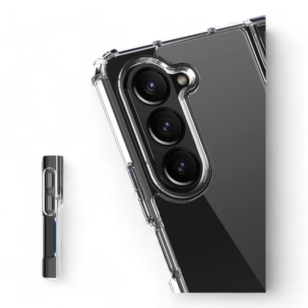 Estuche Protección El Rey Hard Case Samsung Z Fold 5 Color Transparente — foto 3