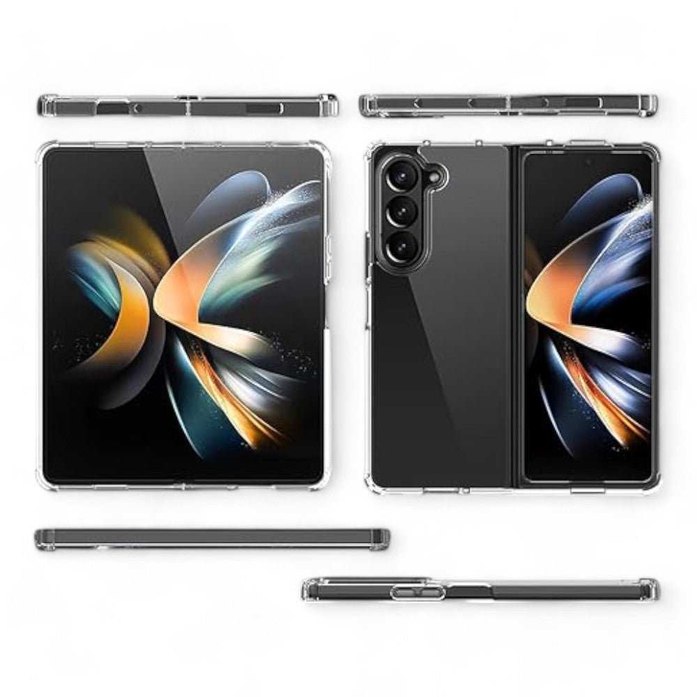 Estuche Protección El Rey Hard Case Samsung Z Fold 5 Color Transparente — foto 4