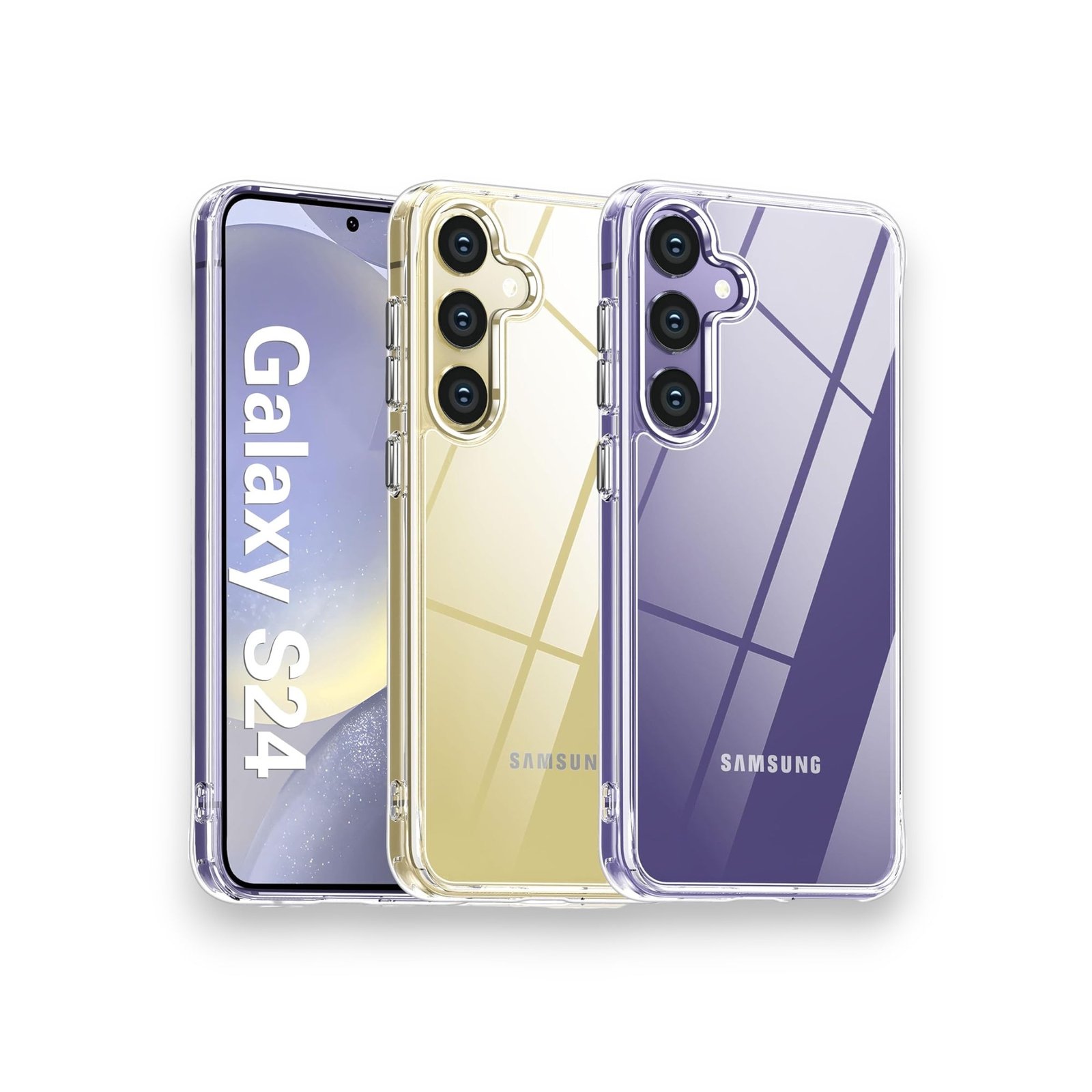 Estuche El Rey Hard Case Samsung S24 Color Transparente — foto 3