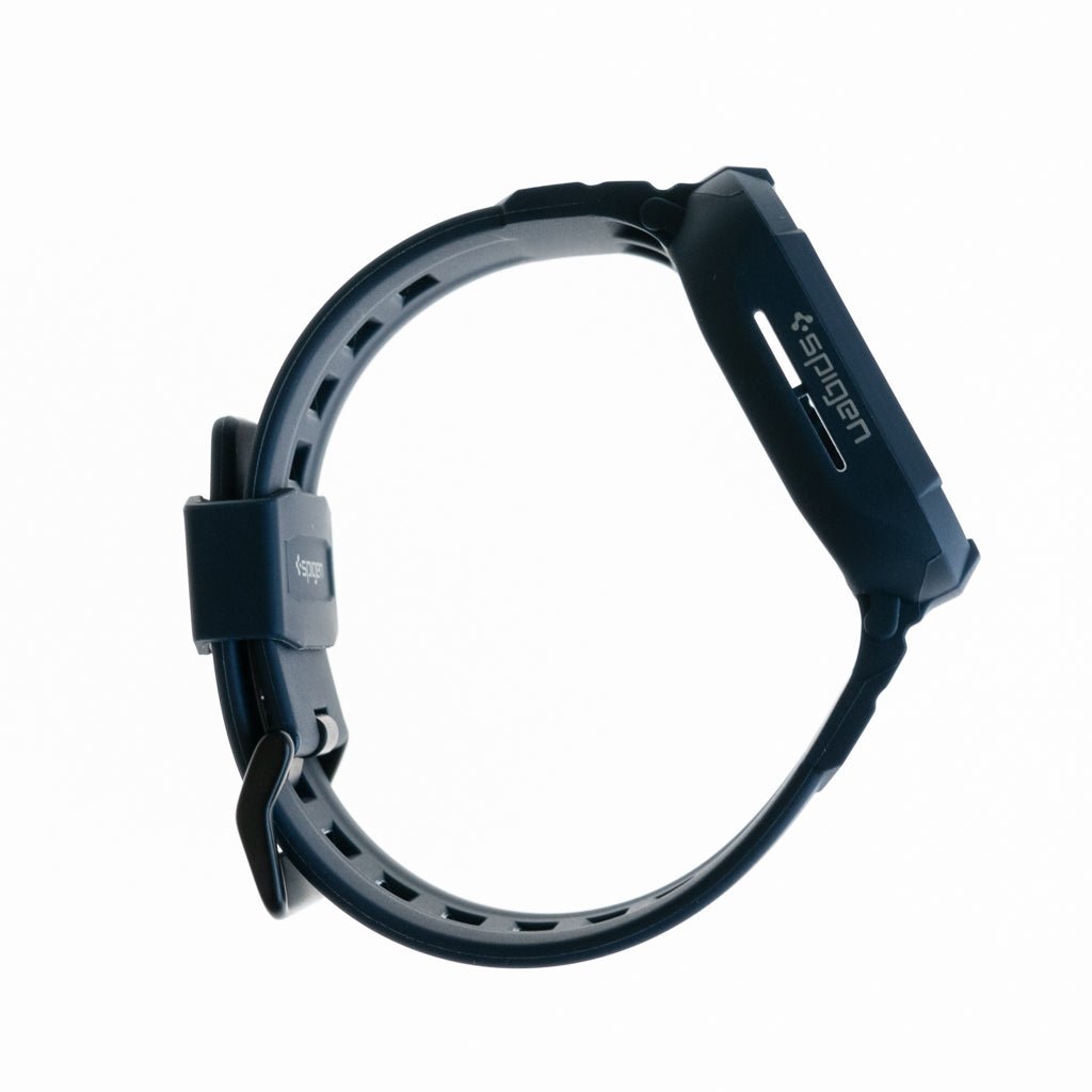 Estuche Spigen Rugged Armor Pro (bumper y Pulsera) 40 Mm 41 Mm Color Azul — foto 2