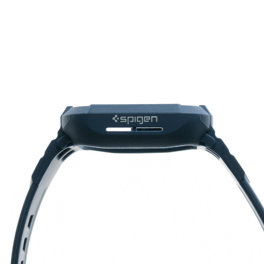 Estuche Spigen Rugged Armor Pro (bumper y Pulsera) 40 Mm 41 Mm Color Azul — foto 3