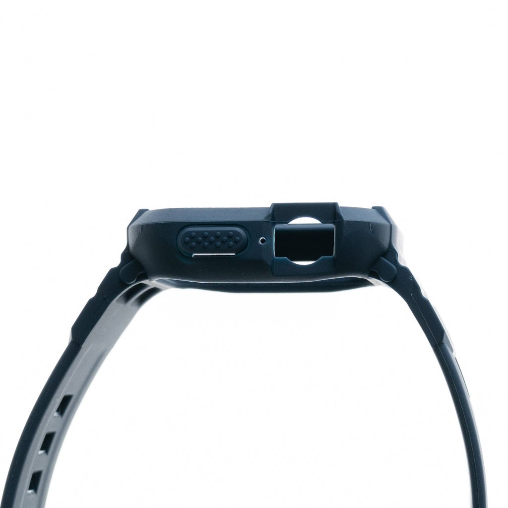 Estuche Spigen Rugged Armor Pro (bumper y Pulsera) 40 Mm 41 Mm Color Azul — foto 4
