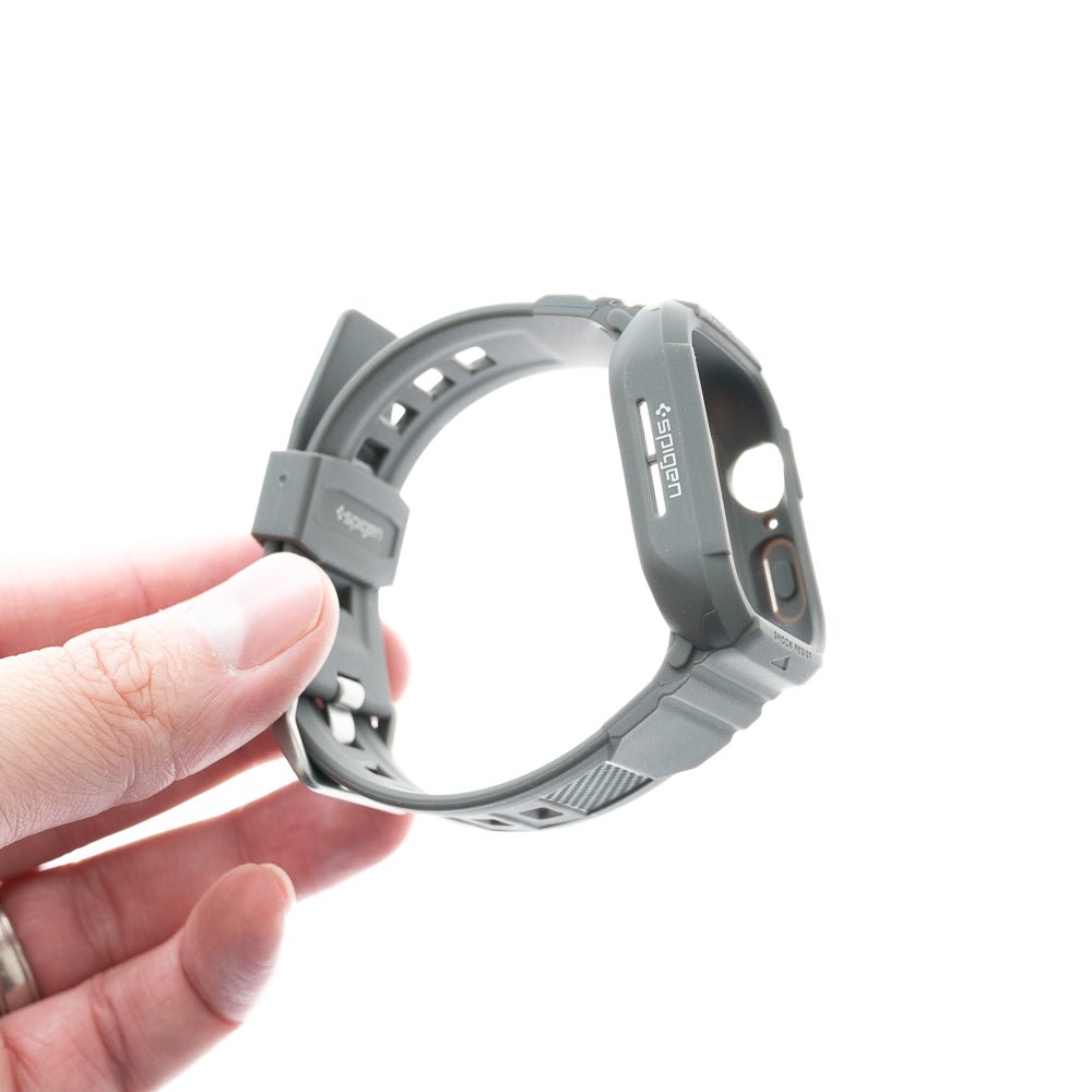 Estuche Spigen Rugged Armor Pro Gris para Watch 40/41 Mm