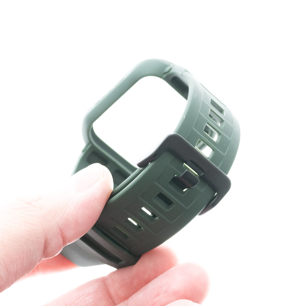 Estuche Spigen Rugged Armor Pro (bumper y Pulsera) 40 Mm 41 Mm Color Verde Musgo — foto 7