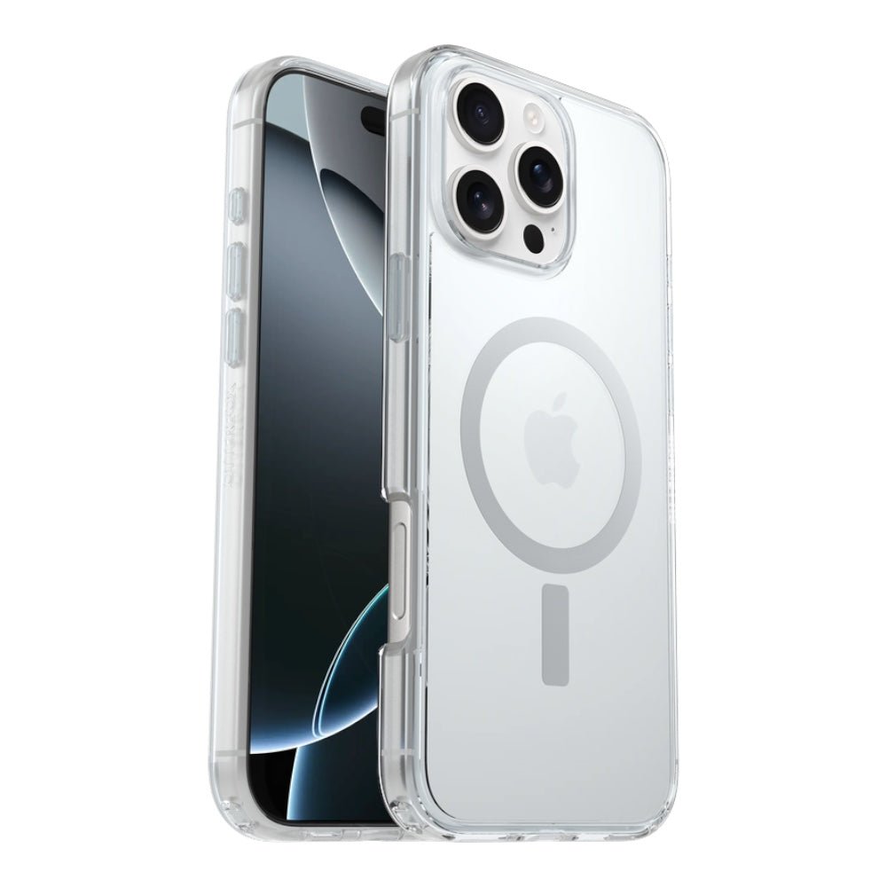 Estuche OtterBox Symmetry con MagSafe iPhone 16 Pro Max Color Transparente