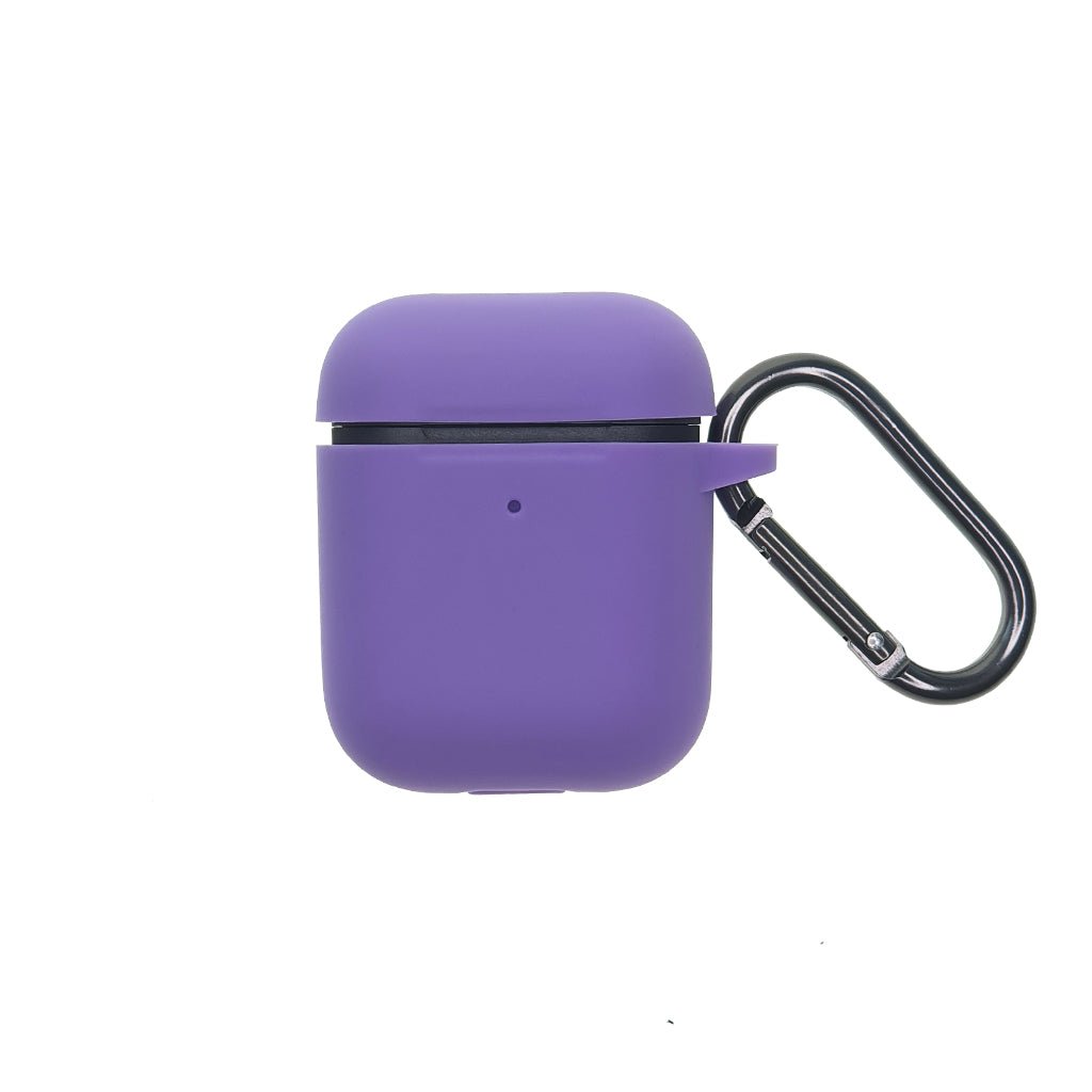 Estuche Silicon El Rey Silicon Grueso para AirPods 1 / 2 Apple Gen 1 / Gen 2 Color Morado