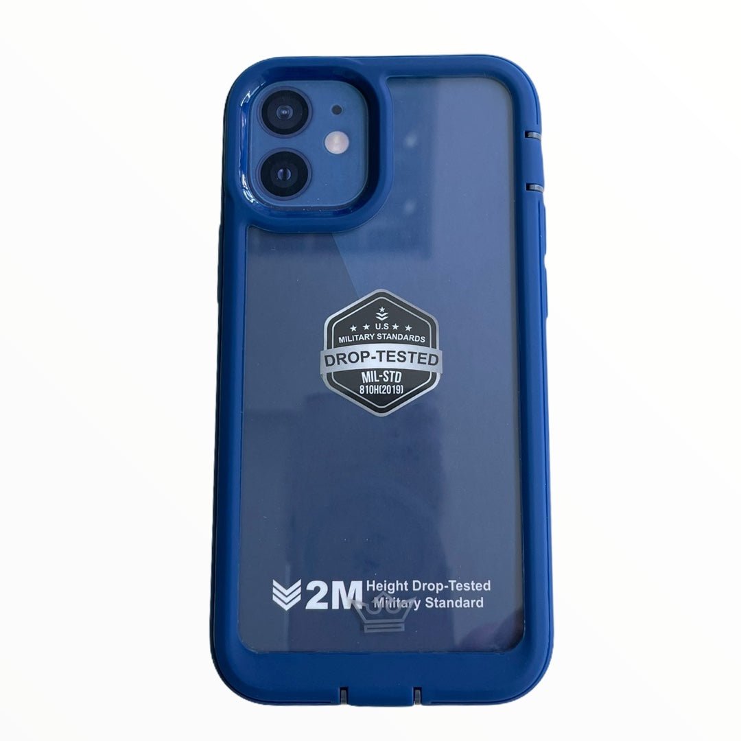 Estuche Protección el Rey Warrior a Prueba de Impactos Apple iPhone 12 Mini Color Azul