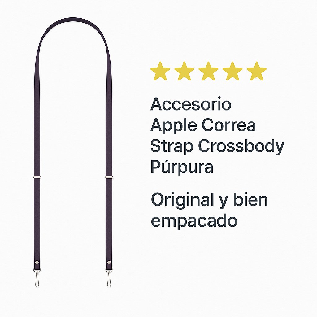 Accesorio Apple Correa Strap Crossbody Purpura — foto 8