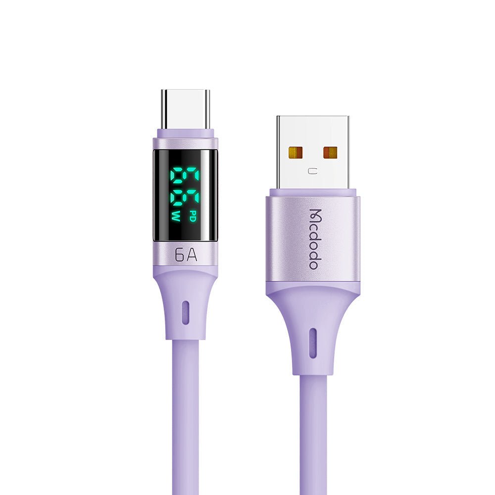 Cable McDodo USB a Lightning 1.2m - Morado