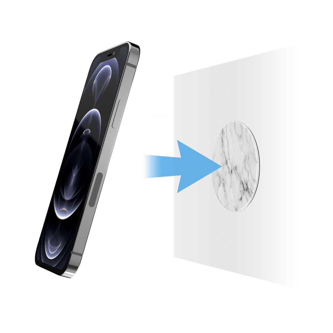 Estuche SwitchEasy MagSafe Magpoka Magnetic Wall Mount / Marble — foto 5