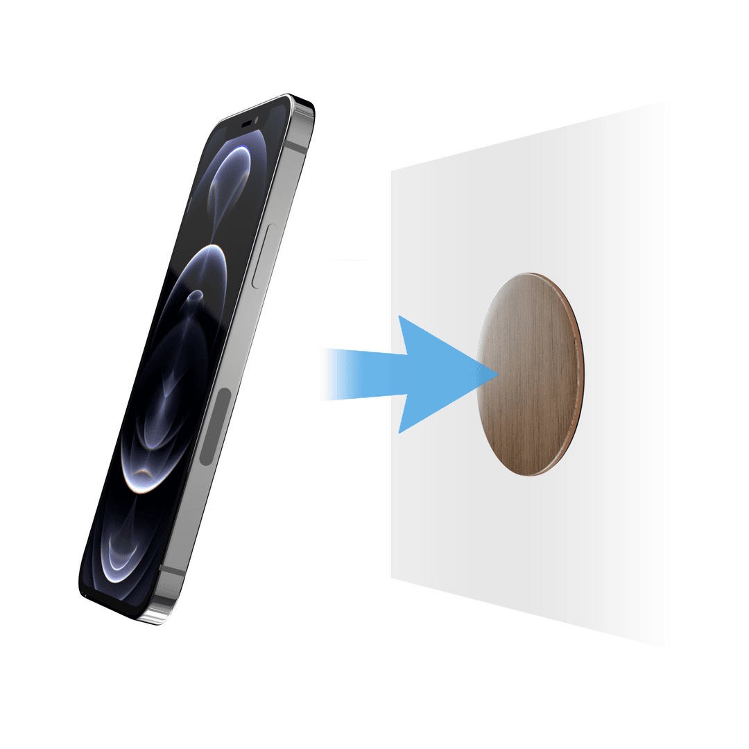 Estuche SwitchEasy MagSafe Magpoka Magnetic Wall Mount / Wood — foto 5