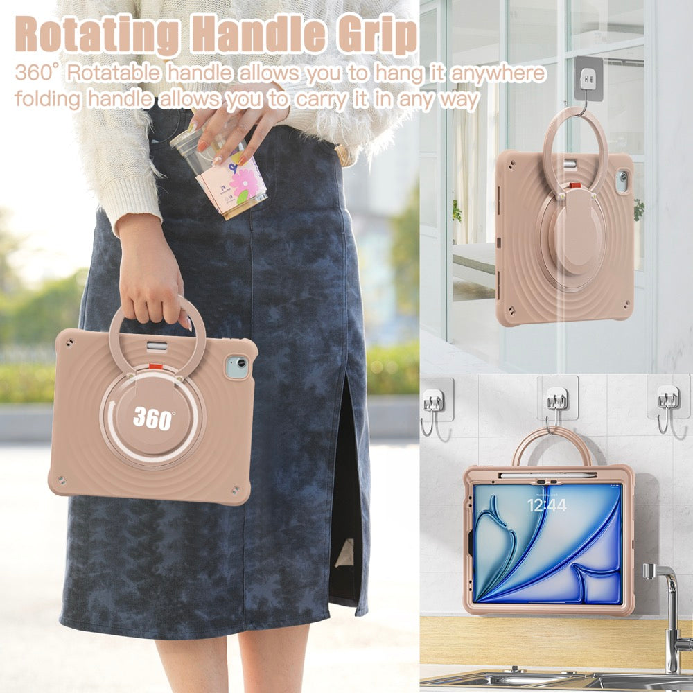 Estuche Chief Engineer B Series Modelo iPad Air 13 2024 Color Cafe con Strap — foto 8