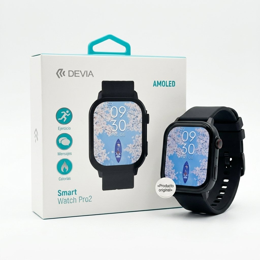 Accesorio Devia Smart Watch Pro 2 Color Black — foto 3