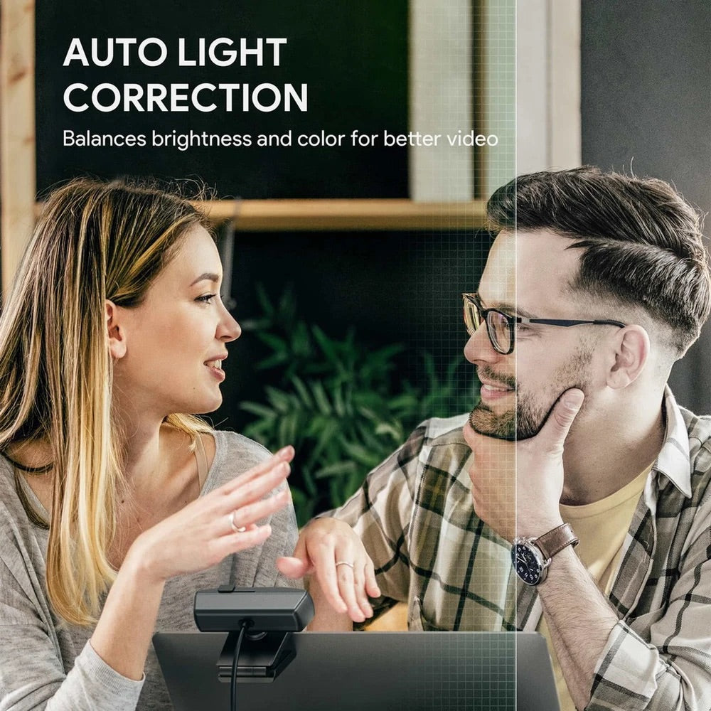 Gadget Aukey Webcam Cámara para Computadora de 1080p con Enfoque Automático Color Negro — foto 7