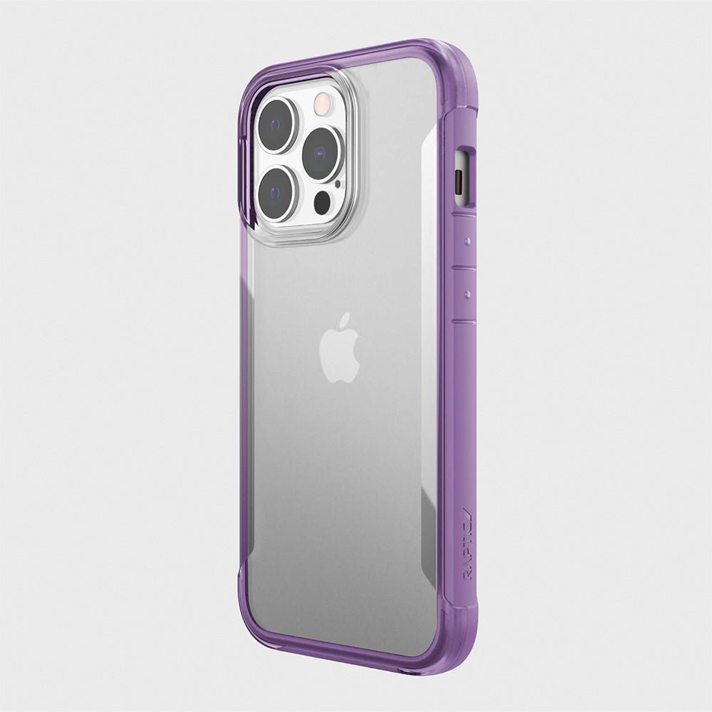 Estuche Clásico Xdoria Raptic Terrain Morado para iPhone 13 Pro