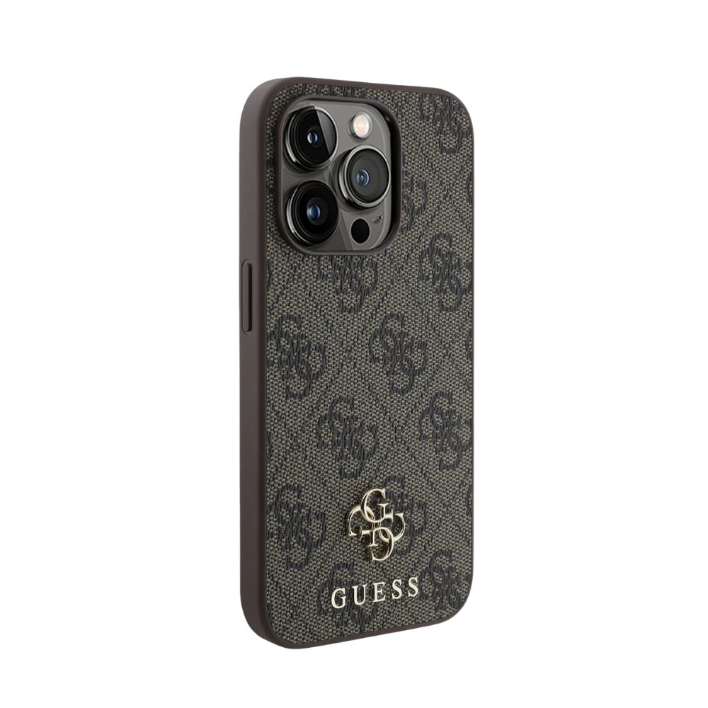 GUESS Hc MagSafe Pu 4g Small 4g And Classic Brown iPhone 16 Pro — foto 2