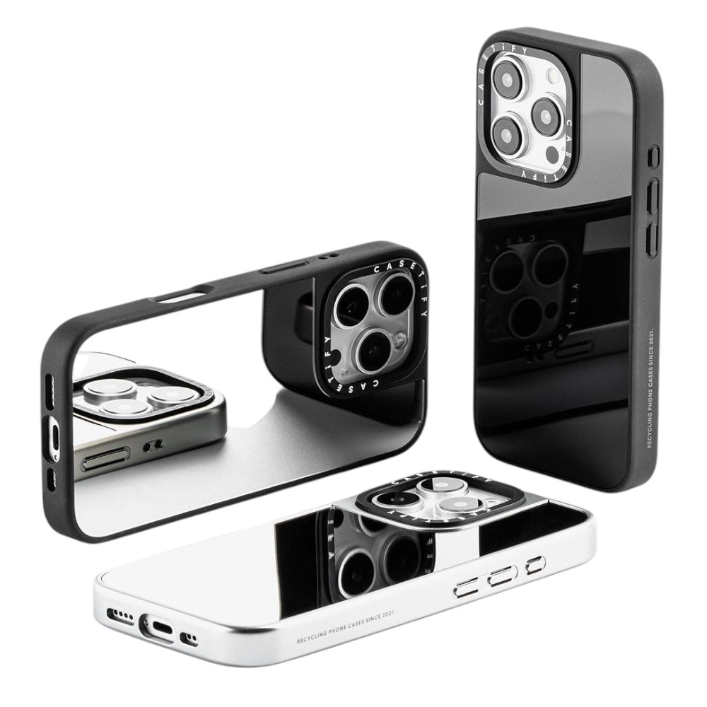 Estuche CASETiFY Mirror para iPhone 14 - Marco Negro — foto 4