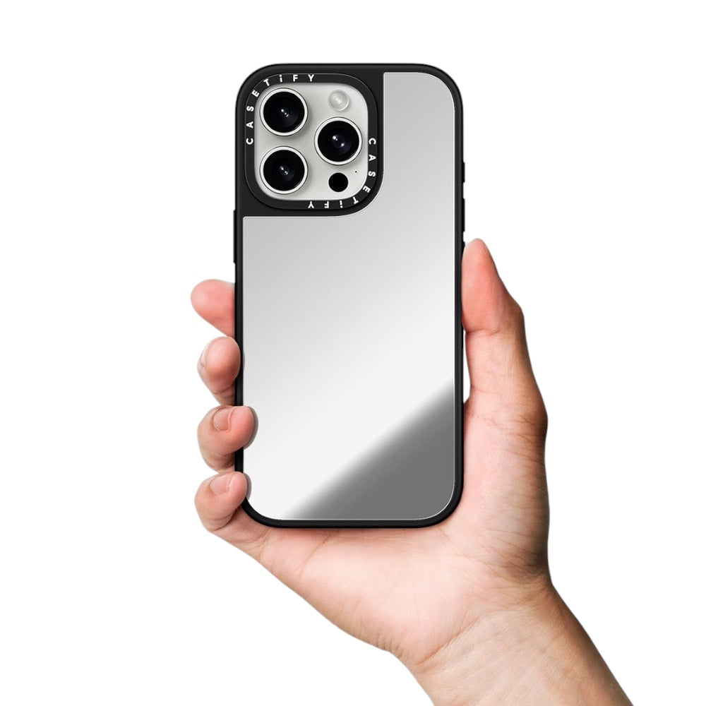 Estuche CASETiFY Mirror para iPhone 14 - Marco Negro — foto 5