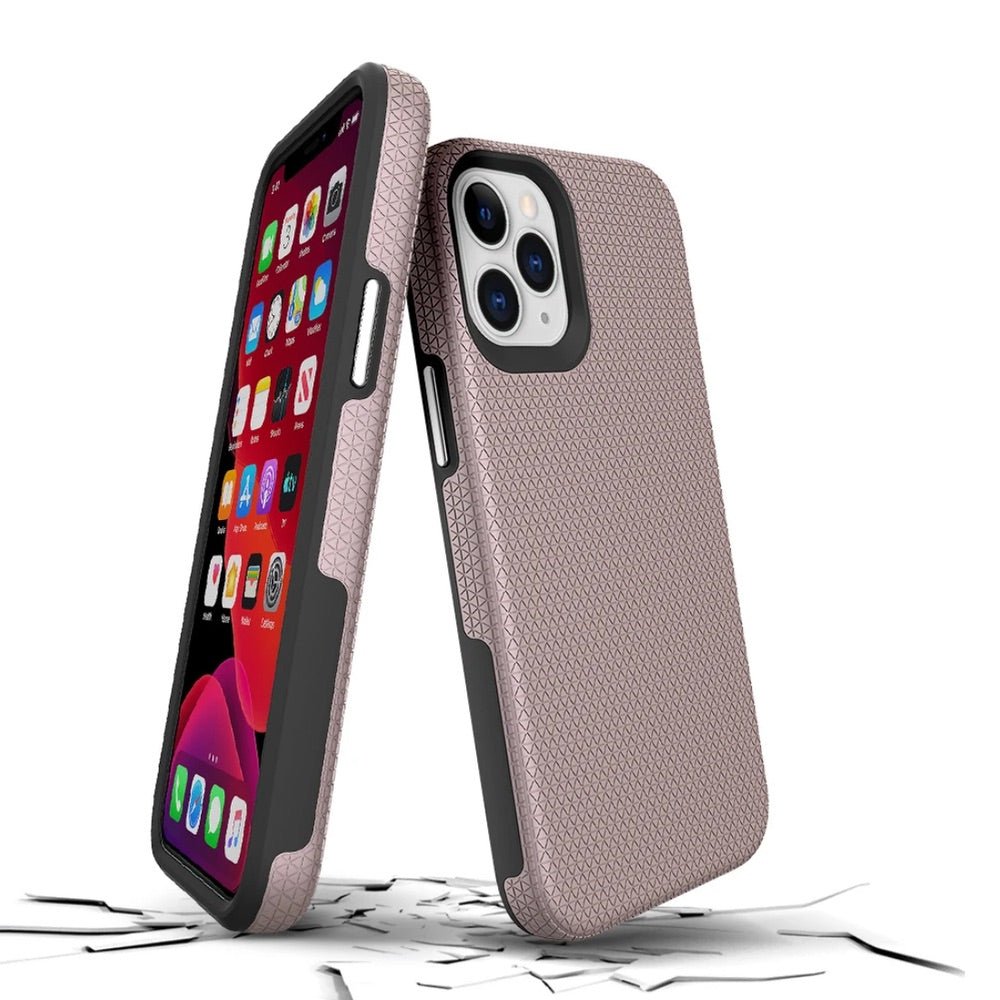 Estuche Clásico Prodigee Rockee Rose Apple iPhone 13 Pro Color Rosado
