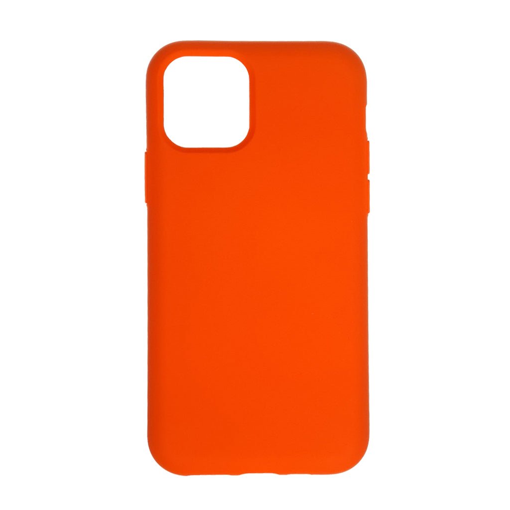 Estuche Silicon El Rey Silicon Apple iPhone 11 Pro Color Naranja