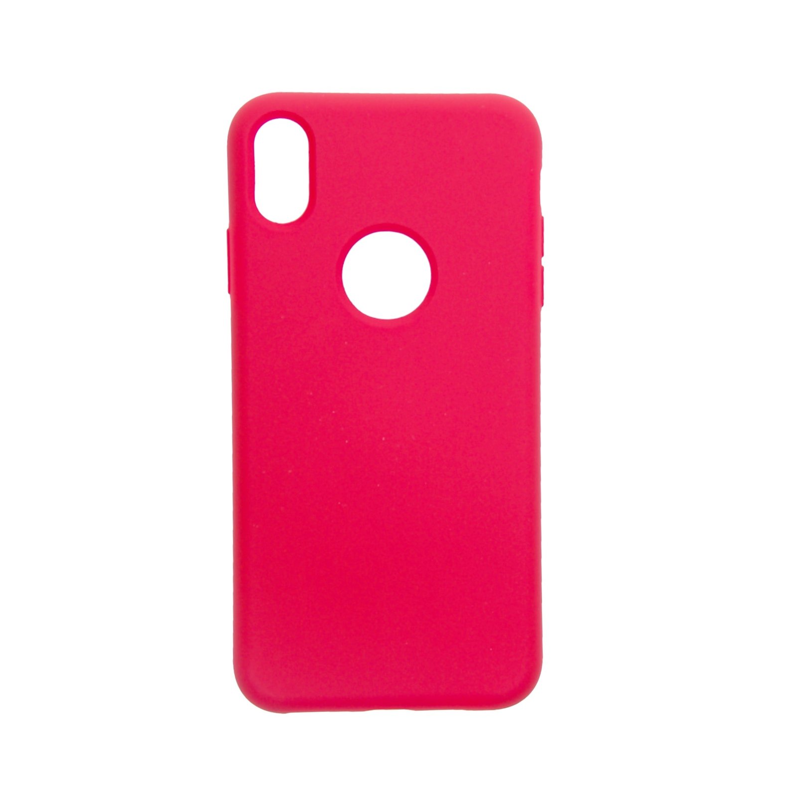Estuche Silicon El Rey Silicon Apple iPhone Xs Color Rosado