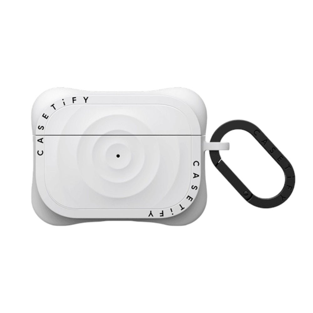 Case CASETiFY Ripple AirPods 4 Blanco