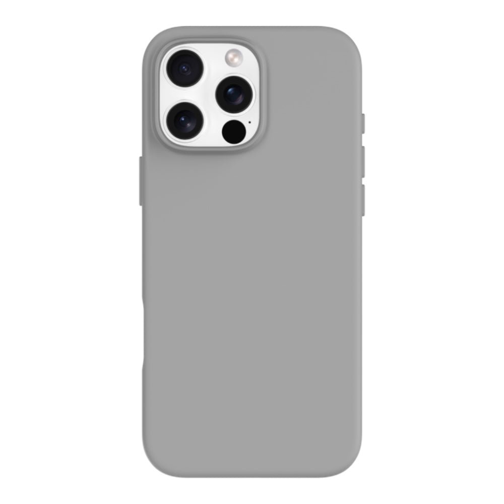 Estuche Devia Skin iPhone 16 Pro Nature Series Silicone Magnetic Case Color Gris Oscuro