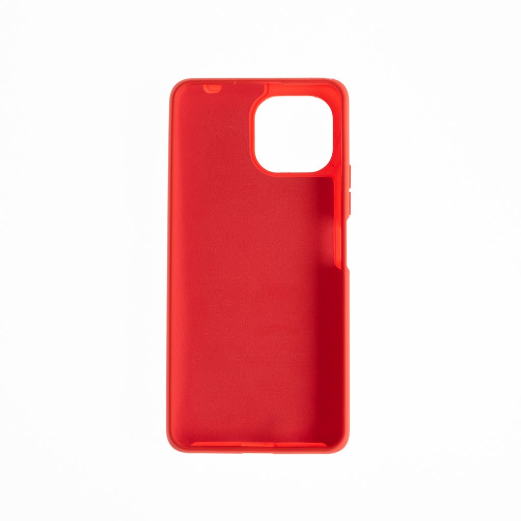 Estuche Silicon Genérico Silicon Mi 11 Lite Color Rojo — foto 2