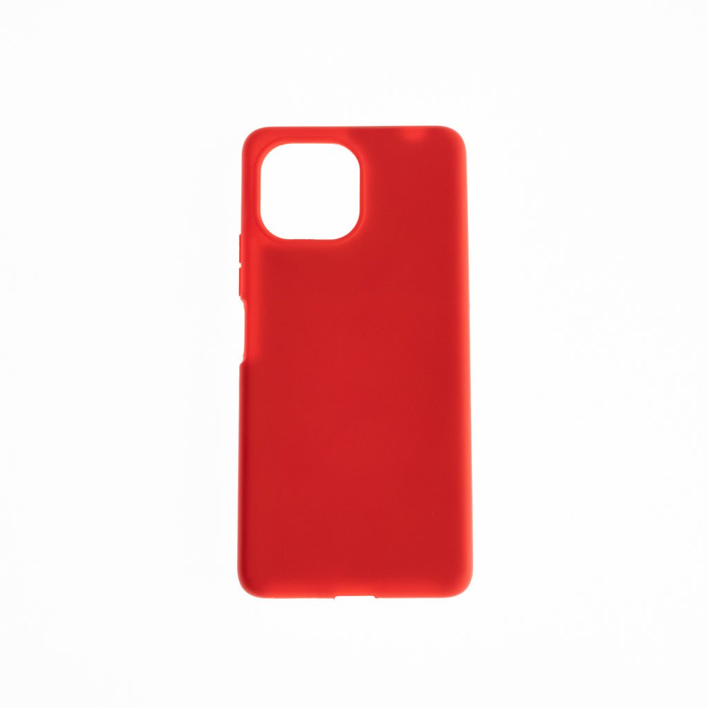 Estuche Silicon Genérico Silicon Mi 11 Lite Color Rojo