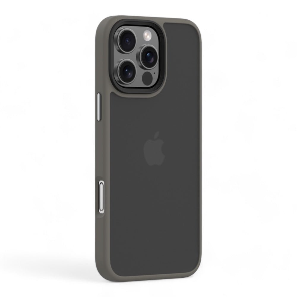 Estuche Devia Skin iPhone 16 Plus Pino Series Shockproof Case Color Gris Oscuro