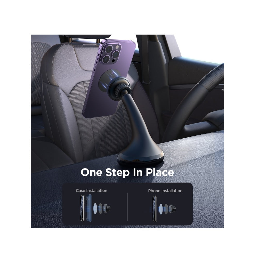 Accesorio JoyRoom Holder Jr-zs356 Magnetic Car Phone Mount (windshield) Color Negro — foto 6